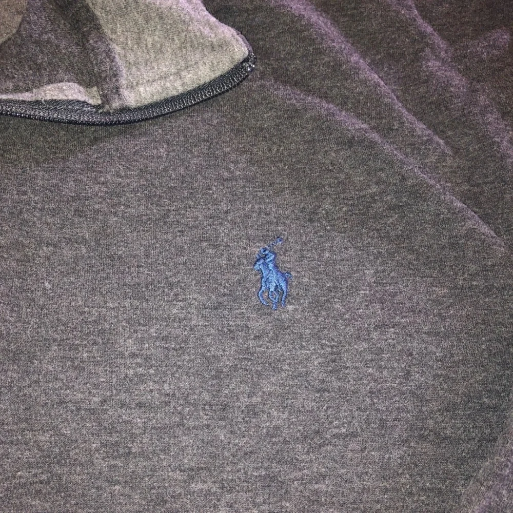 Polo Ralph Lauren Pullover Sweater 1/4‎ Zip Long Sleeve Gray 4XB